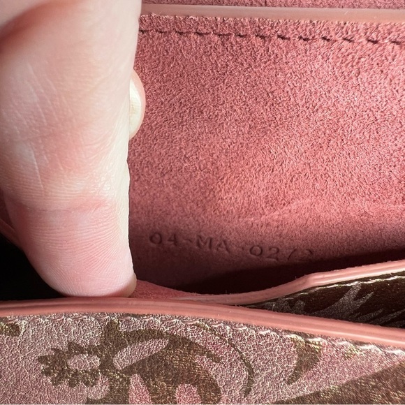 Dior East West Bobby Metallic Floral Shoulder Bg - Picture 12 of 13